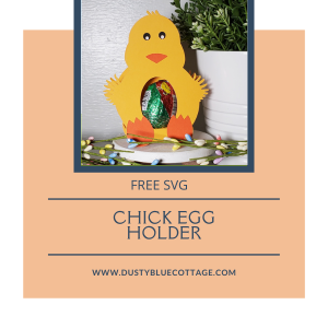 FREE Chick Egg Holder SVG