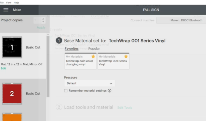 HOW TO CREATE A CUSTOM MATERIAL SETTING IN CRICUT DESIGN SPACE - Dusty ...