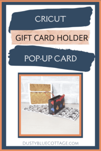 CRICUT GIFT BAG POP-UP CARD